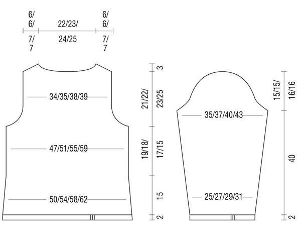 выкройка свитера