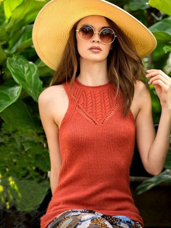 Топ с американской проймой