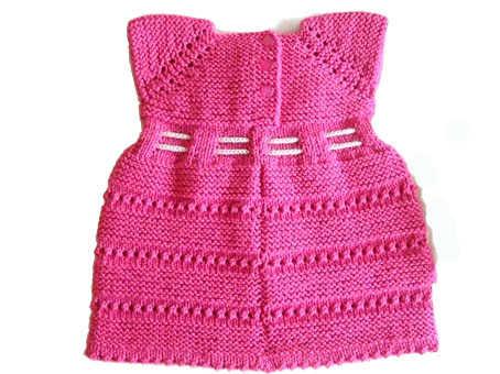 Платье для новорожденной спина