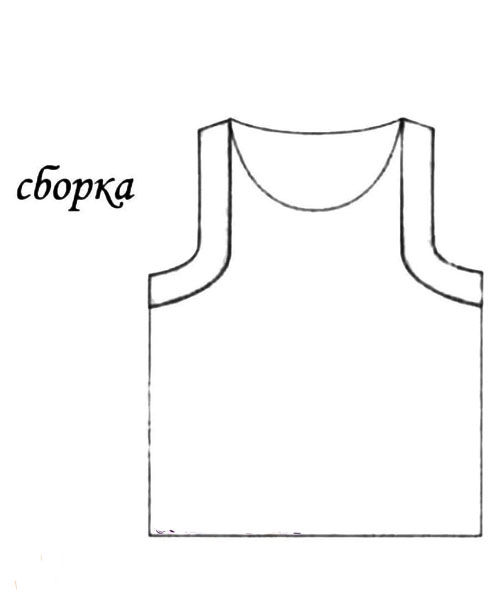 сборка топа спицами